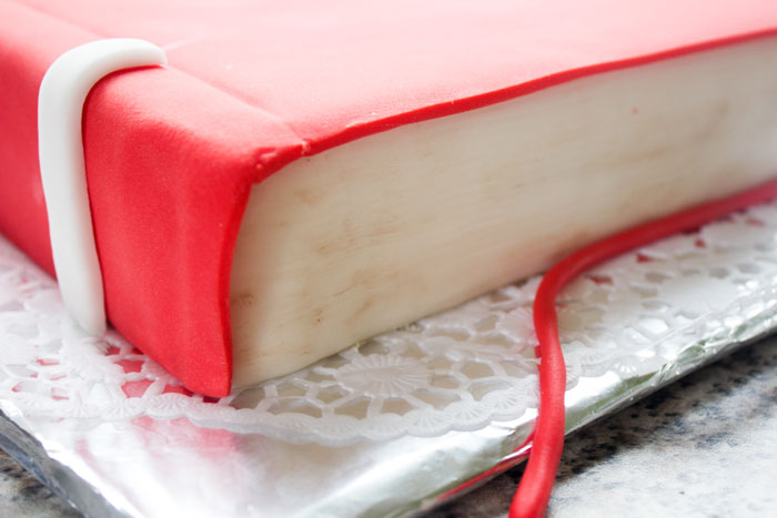Buchtorte | Bücherwurm | Motivtorte | Nusstorte | Conny's Küchlein