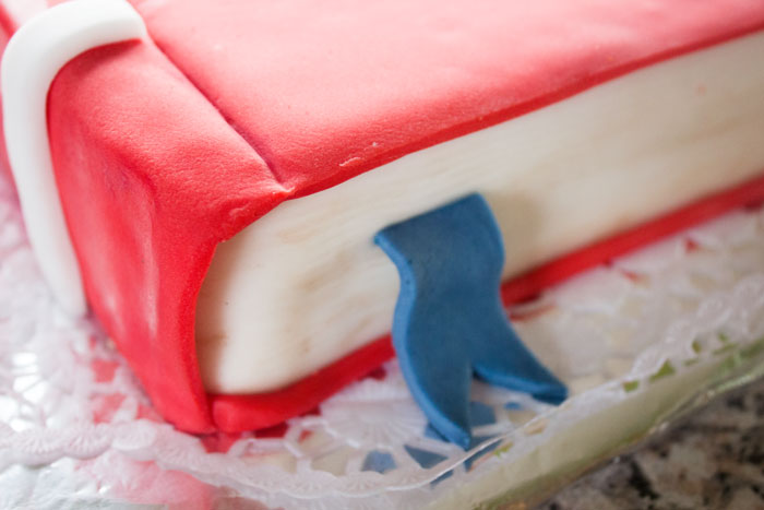 Buchtorte | Bücherwurm | Motivtorte | Nusstorte | Conny's Küchlein