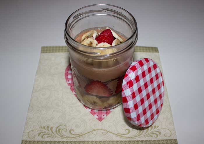 Kuchen im Glas