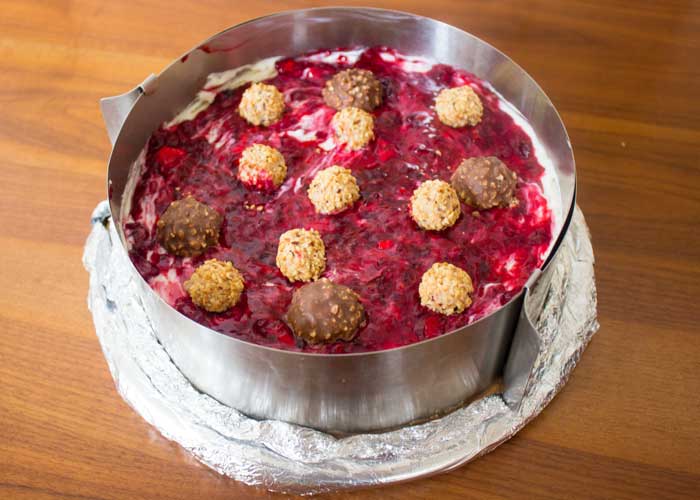 Ferrero Kühlschranktorte Beeren no bake Conny's Küchlein