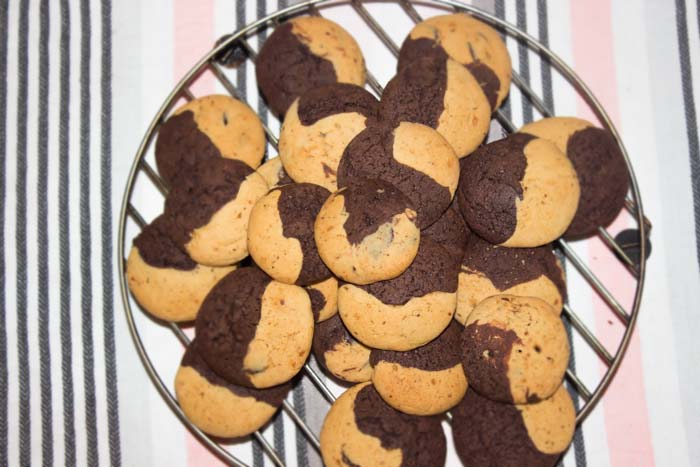 Erdnussbutter Schoko Kekse PeanutButter Cookies Conny's Küchlein