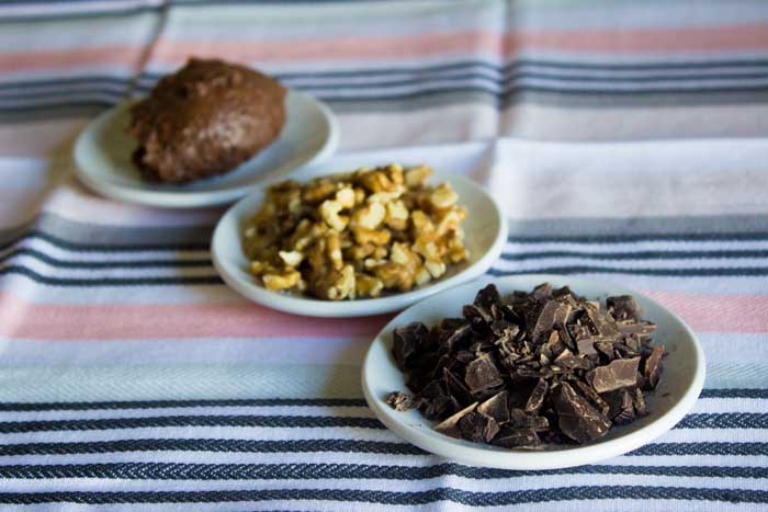 Quarkbrötchen Topfenlaberl Chocolate Chip Walnuss Karamell Ovomaltine Conny's Küchlein