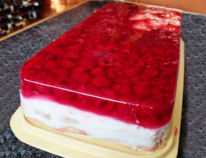 Joghurtschnitte mit Beeren no bake Conny's Küchlein