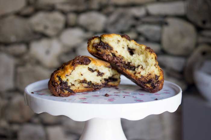 Quarkbrötchen Topfenlaberl Chocolate Chip Walnuss Karamell Ovomaltine Conny's Küchlein