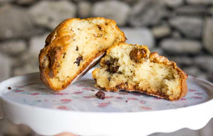 Quarkbrötchen Topfenlaberl Chocolate Chip Walnuss Karamell Ovomaltine Conny's Küchlein