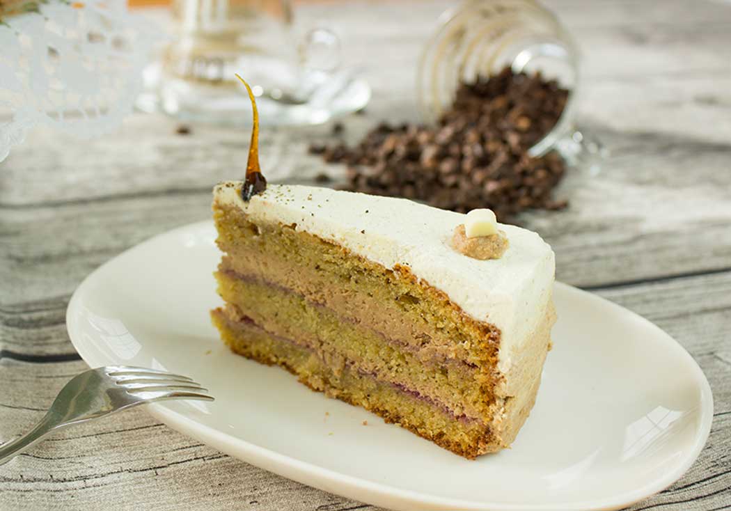 Nougat-Latte-Torte Ombrétorte Conny's Küchlein Nougat-Latte-Torte Ombrétorte Conny's Küchlein