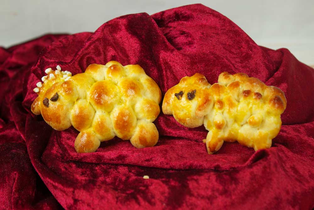 Briochegebäck für Ostern Germteig-Ostern-Brioche-Hefegebäck-Osterhase1