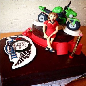 Motorradtorte Triumph